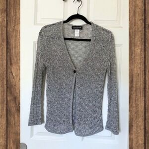CLEARANCE 5/$15 Soft Surroundings Cardigan Gray Button Front Long‎ Sleeve Medium